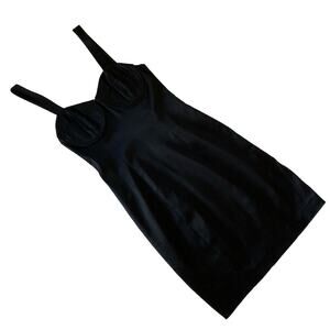 L'AGENCE Women Dress 2 Black Bodycon Sheath Sleeveless LBD Little Black Dress